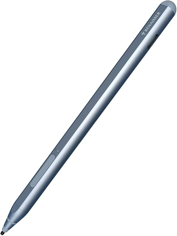RENAISSER Raphael 520C Stylus Pen for Surface, USB-C Charging, Designed in Houston, Made in Taiwan, 4096 Pressure Sensitivity, Match Surface Pro 9 & Pro 8/Book/Studio/Go/Laptop1-5, Magnetic Attachment