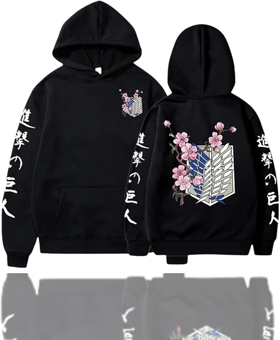 CROWN Anime Hoodies for Men Women - Cool Designer Graphic Sweatshirt Winter Summer Comfy Jacket Gym Jogger Sweat Suit