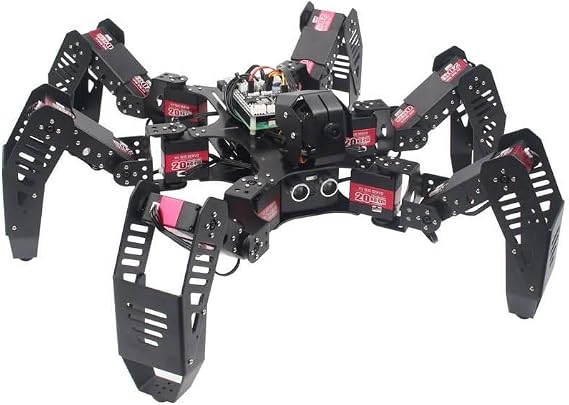 Advanced 18DOF Hexapod Robot Kit for Raspberry Pi 4B DIY Educational Spider Robot