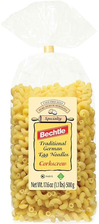 Bechtle Corkscrew Traditional German Egg Noodles, 17.6 Ounce