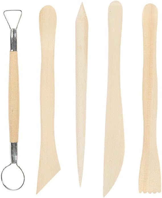 Clay Carving Tool, Clay Spatula Set, Sculpting Spatula, Pottery Tools, DIY Carving Tool, Pottery, Clay Tools, Pottery, Modeling Spatula, Set of 5