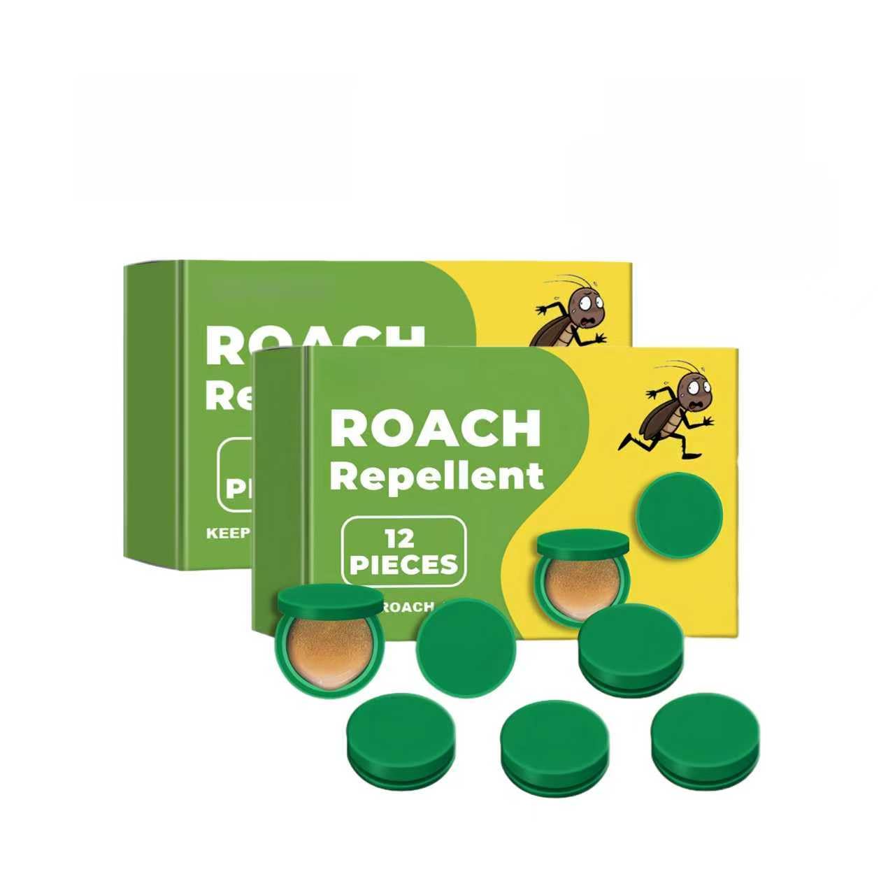 24 Pack Cockroach Gel Bait & Roach Killer Indoor for Home, Powerful Roach Repellent Bait Trap Infestation Solution, Easy to Use Cockroach Deterrent Indoor Outdoor for Kitchen Home