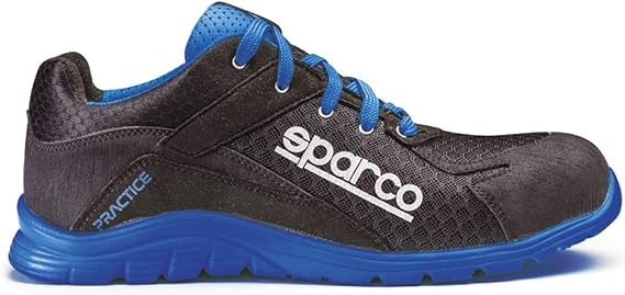 Sparco Practice Shoes Black/Blue Size 36