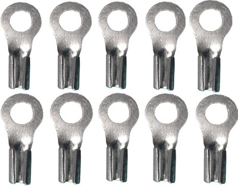 (10) Club Car 6Gauge 5/16 Ring Terminal Ends-6Ga Electric Golf Cart Battery Cables