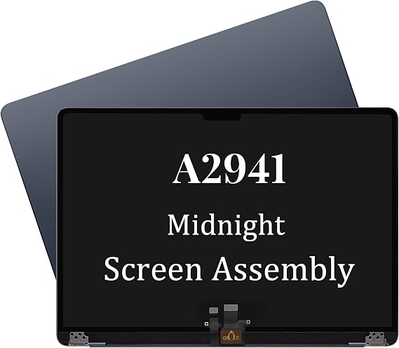 A2941 Screen Replacement for MacBook Air A2941 M2 Retina EMC 8301 Full LCD Screen Display Assembly Midnight