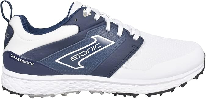 Etonic Golf Difference 2.0 Spikeless Shoes White/Navy Size 7.5 Medium
