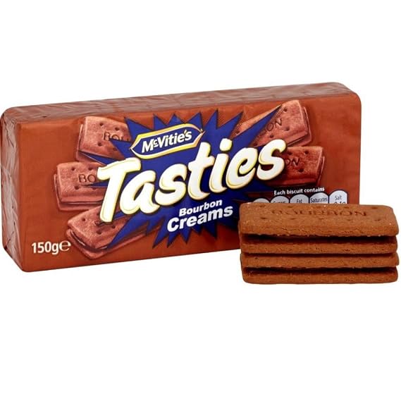 McVities Tasties Bourbon Creams Biscuits 150g