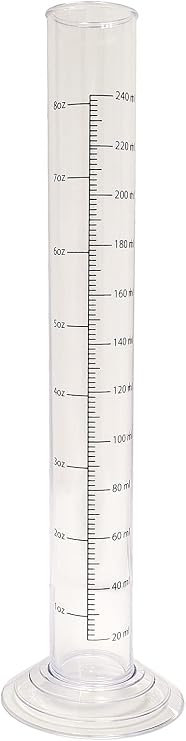 12 Plastic Hydrometer Test Jar One-Piece