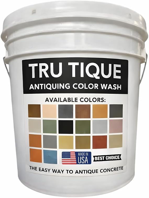 Tru Tique (Emerald Green) | Concrete Antiquing Wash Color Pigment (19 Colors) - Enhance Textured Surfaces, Similar Look to Powdered Release Without the Mess, Easy to Use