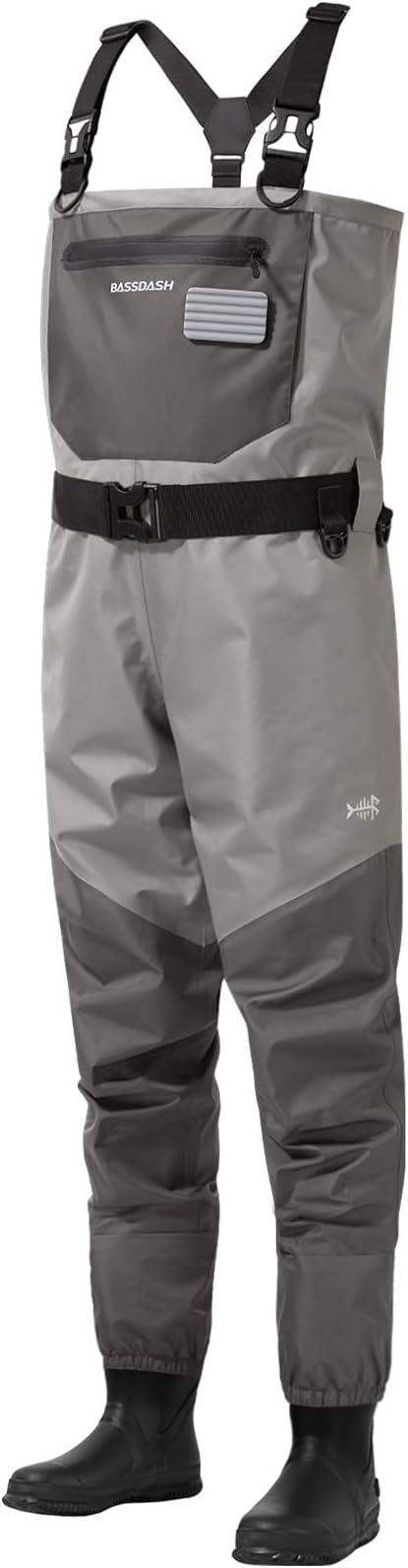 BASSDASH FW08 Mens Breathable Waders Waterproof Fly Fishing Chest Fishing