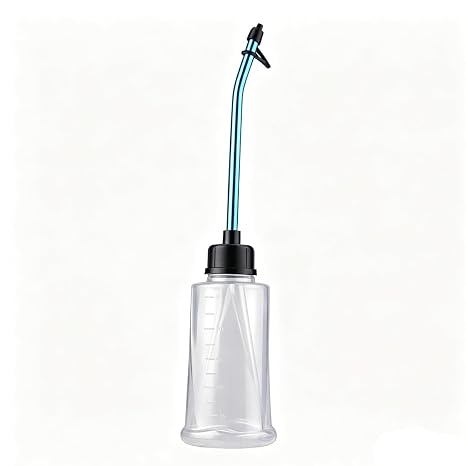 250ml RC Fuel Oil Filler Bottle, Universal RC Oil Bottle Gas Refuel Pot with Dust Cap Refueling Tool Fit HSP HPI Tamiyas Traxxas Nitro RC Cars, Aluminum Nozzle; Anti-Spill