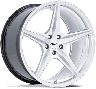 TSW TW007 Esprit 18x9.5 5x4.5" +40mm Silver Wheel Rim 18" Inch TW007SD18951240