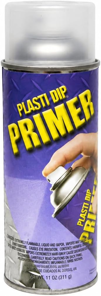 Plasti Dip Primer 11 oz Aerosol Spray Adhesion-Boosting Base Coat for Plasti Dip, Improves Bond on Metal & Plastic Surfaces, Quick Dry Formula, One Coat Application