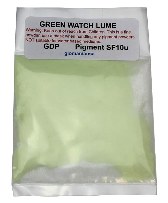Glow in The Dark Powder Green Watch Lume Pigment 10 Grams