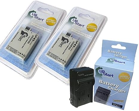 2 Pack - Replacement for Canon LPE5 Battery + Charger