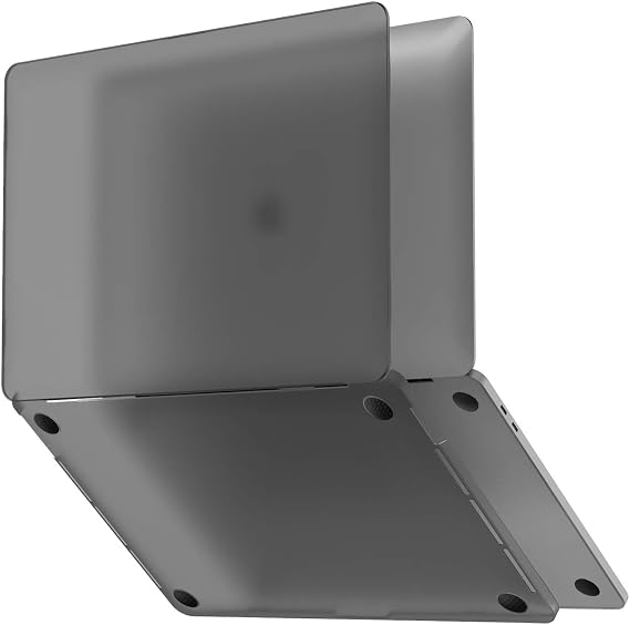 GhostShell Frost Premium Hardshell Case with Scratch-Resistant Textured Matte Finish (No Sticky Rubber Coating), Compatible with Vintage MacBook Air 13" (Intel/M1, 2020 Only), Gray