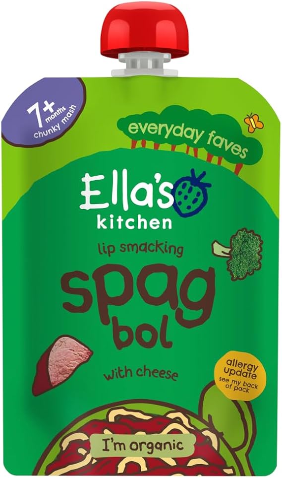 Ella's Kitchen Organic Lip Smacking Spag Bol with Cheese, 130g