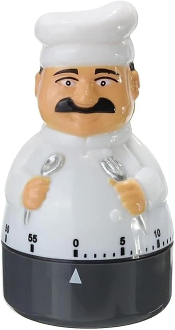 Count Down Timer,Funny Countdown Clock 60 Minute Mechanical Kitchen Professional Manual Timer Egg Shape Rotating Dial Loud Alarm for Cooking Baking Boiling Eggs