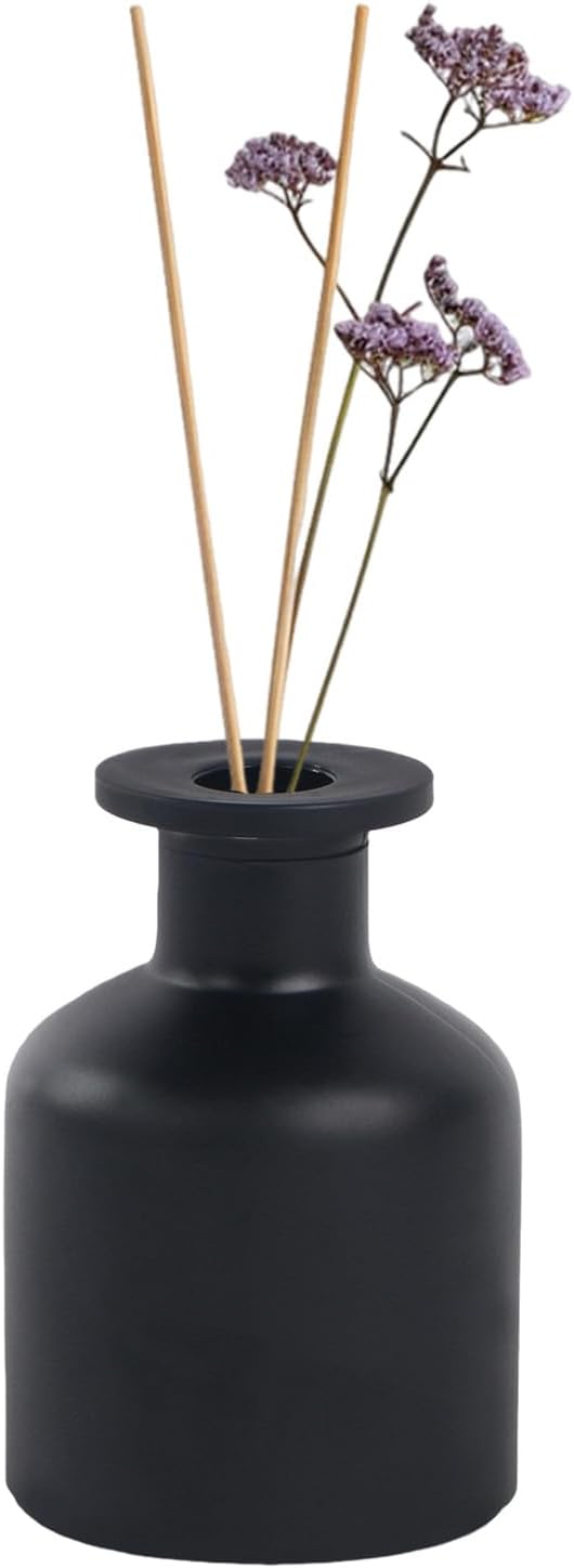 1PCS 150ml/5oz Empty Refillable Glass Diffuser Bottle Exquisite Essential Oils Container for DIY Replacement Aromatherapy Diffuser Sticks Sets Essential Oils Crafts Decor
