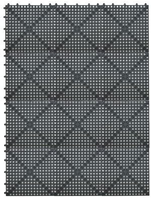 Dri-Dek 3'x4' Interlocking Sheet (Gray) - Patio, Lanai & Pool Deck Flooring