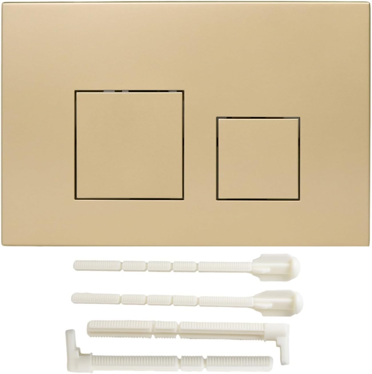 for GEBERIT Dual Flush Plate Chrome Button Frame for Toilet 164x246x12mm(Gold)