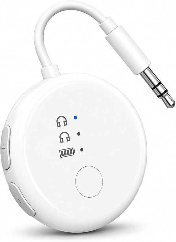 Avantree SoundJet R1 - Airplane Bluetooth Adapter for AirPods, 25H