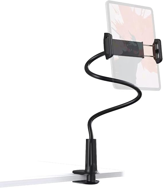 Juo 70 CM Akrobat Esnek Tablet ve Telefon Tutucu Stand Siyah
