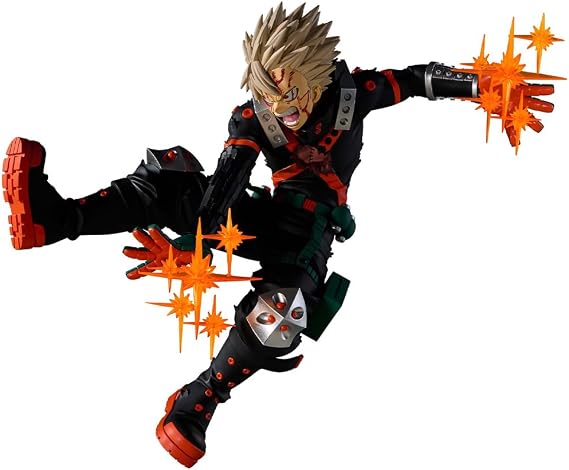 YLQANONG Bakugo Figures MHA Anime Figure Statues Midoriya Izuku Todoroki Shouto Toga Himiko Anime Action Figurine 16CM