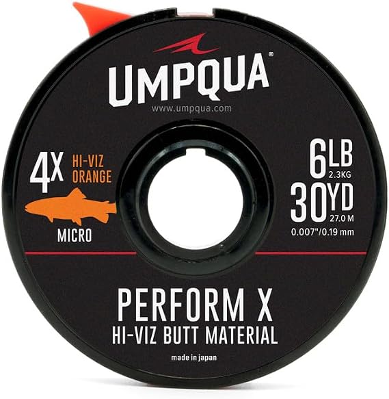Umpqua Hi-Viz Euro Butt Fluorescent Material 30 m