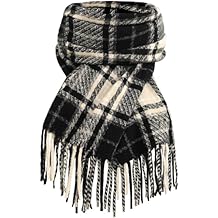 Avisky Winter Scarf for Women, Fashion Long Plaid Shawls Big Grid Winter Warm Lattice Large Scarf