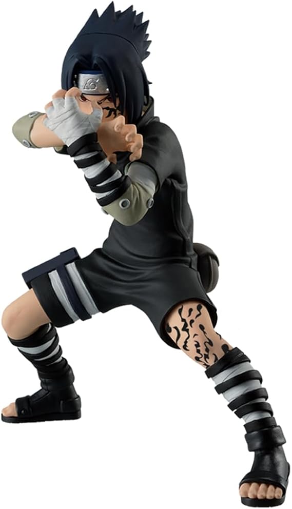 Banpresto Sasuke Uchiha Naruto - Vibration Stars (Gaara & Uchiha Sasuke) 14 cm Multi-Colour Ideal for Anime Fans