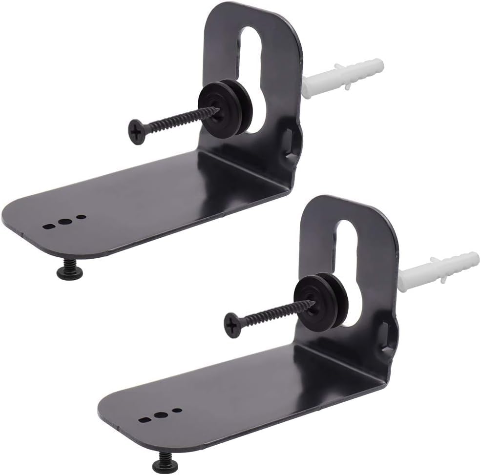 Black Wall Mount Bracket for Samsung Soundbar HW-Q60B HW-Q600B HW-B650 HW-N950 HW-S40T HW-S41T HW-S60T HW-T400 HW-T420 HW-T450 HW-T50MZA HW-T550 HW-Q910B HW-Q930B Mounting Brackets