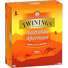 Twinings of London Australian Afternoon Tea - 100 Tea Bags - Full Bodied Black Tea Designed for Australia