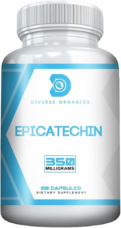 EPICATECHIN - 350 MGS PER Serving - 60 Servings - May Increase Performance - May Increase Protein Synthesis - by Diverse Organcis