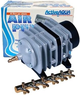 Active Aqua Commercial Air Pump 6 Outlets 20W 45L min