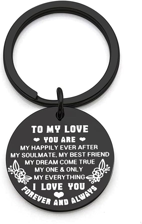 ShiQiao Spl Gift Keychains for Boyfriend Husband Fiance - Wife Girlfriend Gifts for Valantines Day Present Vday Gift