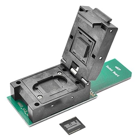 BGA162 BGA186 eMCP-SD Reader eMCP162-186 Reading/Writing Adapter FBGA162/186 Programming for Flash Memory Chip-Off Data Retrieve for KMK2U000VM-B604 Memory