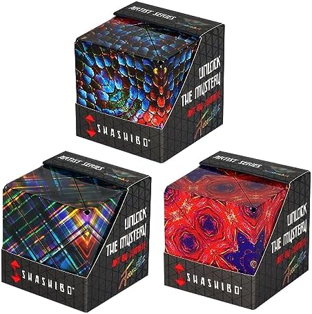 Shashibo DODECA Magnetic Puzzle Cube Bundle, Bundle of 3