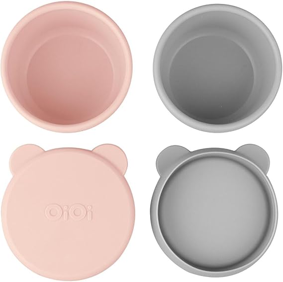OiOi Mini Bites - Pinky Pink/Powder Grey