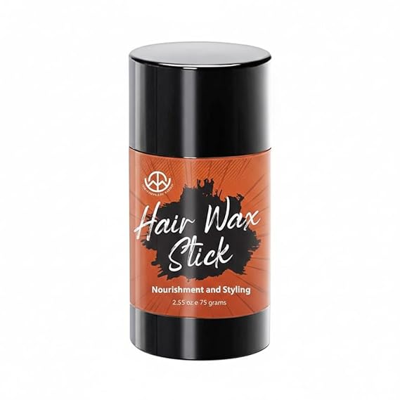 Complete World Hair Wax Stick (2.7oz) No-Mess Deodorant Style Roll-On for Men & Women Frizz-Free High Shine Grooming with Shea Butter, Beeswax, Almond & Avocado Oil Nourishing Sleek Hair Styler