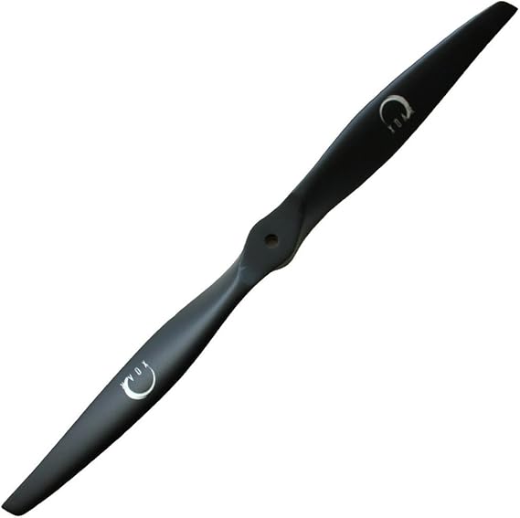 PJM-E 18x6 Electric RC Airplane Propeller. 18 Inch 2 Blade Black Wood Prop for Electric RC Plane