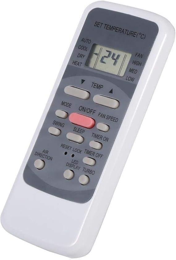 Universal Air Conditioner Remote Controller, Air Conditioner Remote Control Replacement Fit for R51M/E, Compatible with R51 Series R51/E R51/CE R51M/CE R51D/E R51M/BGE Air Conditioner