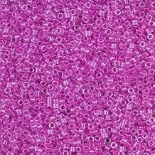 Miyuki Delica 11/0 Cylinder Seed Beads - Luminous Plum Crazy - DB2038 5 Grams
