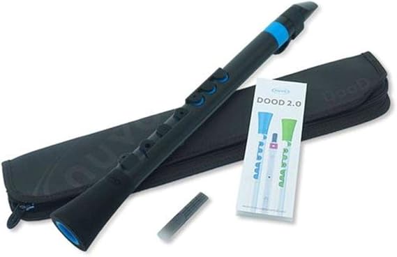 Nuvo Dood Plastic Beginner Clarinet, Black/Blue