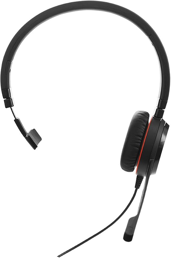 Jabra Evolve 20 - USB-C, UC Mono Wired Headset Black