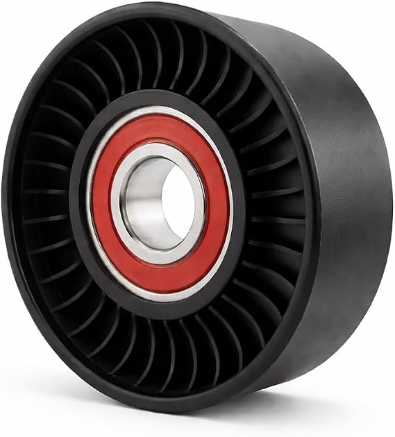 RPS Smooth Serpentine Idler Pulley for Mercury MerCruiser Alpha & Bravo Engines 4.3L 5.0L 5.7L 6.2L 8.1L 8.2L - Replaces OEM 8M6500024, 865598, 818382-3-3/16" Flat Marine Boat Pulley