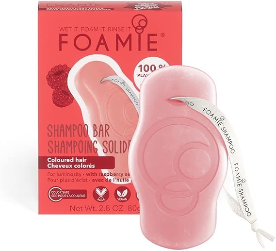 Foamie The Berry Best Katı Şampuan – Boyalı Saçlar İçin Renk Koruyucu ve Parlaklık