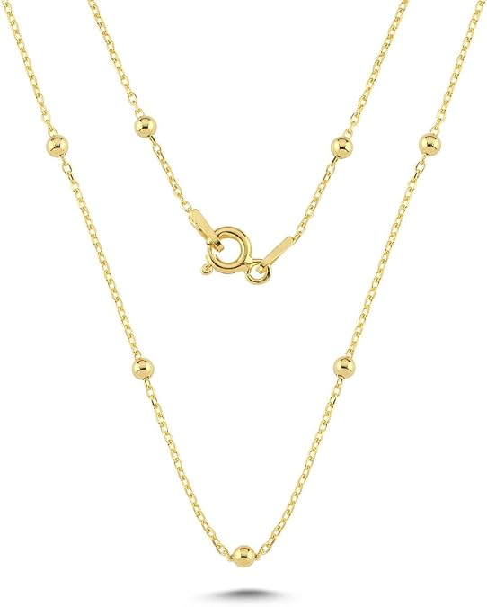 NEREZE 925 Sterling Silver Tiny Bulk Model Chain