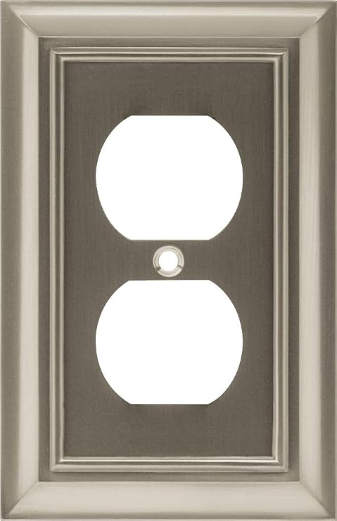 BRAINERD 64234 Architectural Single Duplex Outlet Wall Plate / Switch Plate / Cover