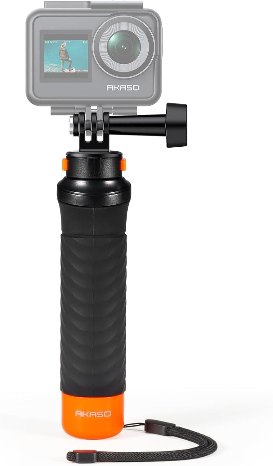 AKASO Schwimmender Handgriff Hand Grip Unterwasser Handstick Kompatibel mit Action Cam